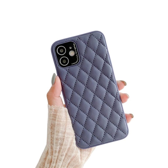 Rhombus cover Apple iPhone 12 - Lilla