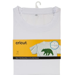 Cricut infusible ink Men’s hvid t-shirt (M)