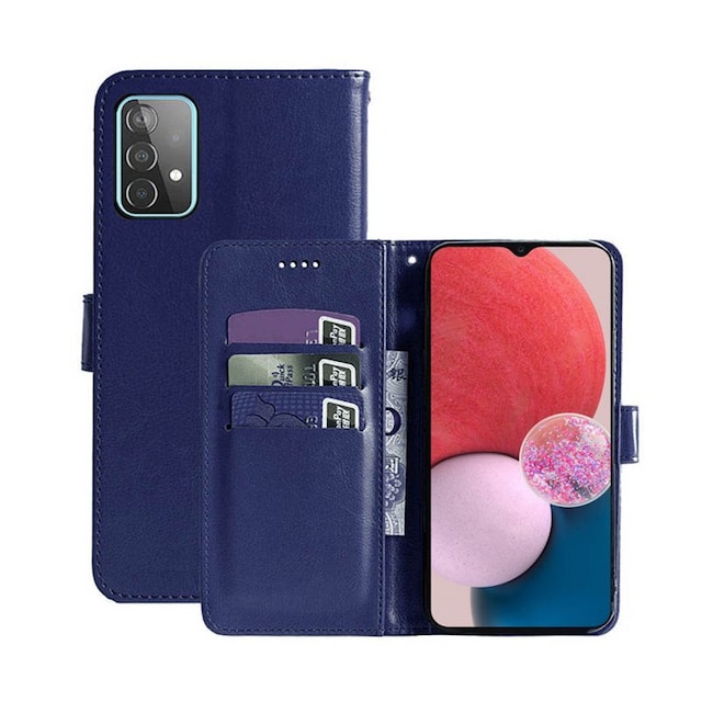 Mobilplånbok 3-kort Samsung Galaxy A13 4G - Mörkblå