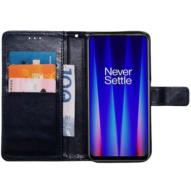 Mobilplånbok 3-kort OnePlus Nord CE 2 5G - Mörkblå