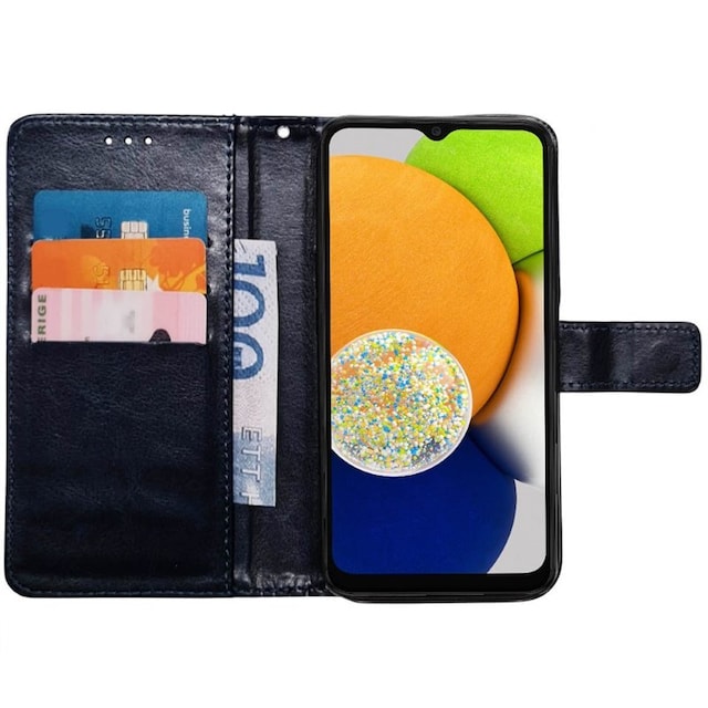 Wallet cover 3-kort Samsung Galaxy A03s - Mørkeblå