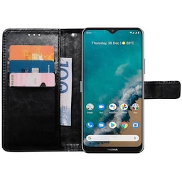 Wallet cover 3-kort Nokia G50 - Sort