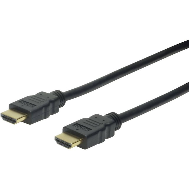 Digitus HDMI Tilslutningskabel 10.00 m AK-330107-100-S Audio Return Channel, forgyldte stik Sort [1x HDMI-stik