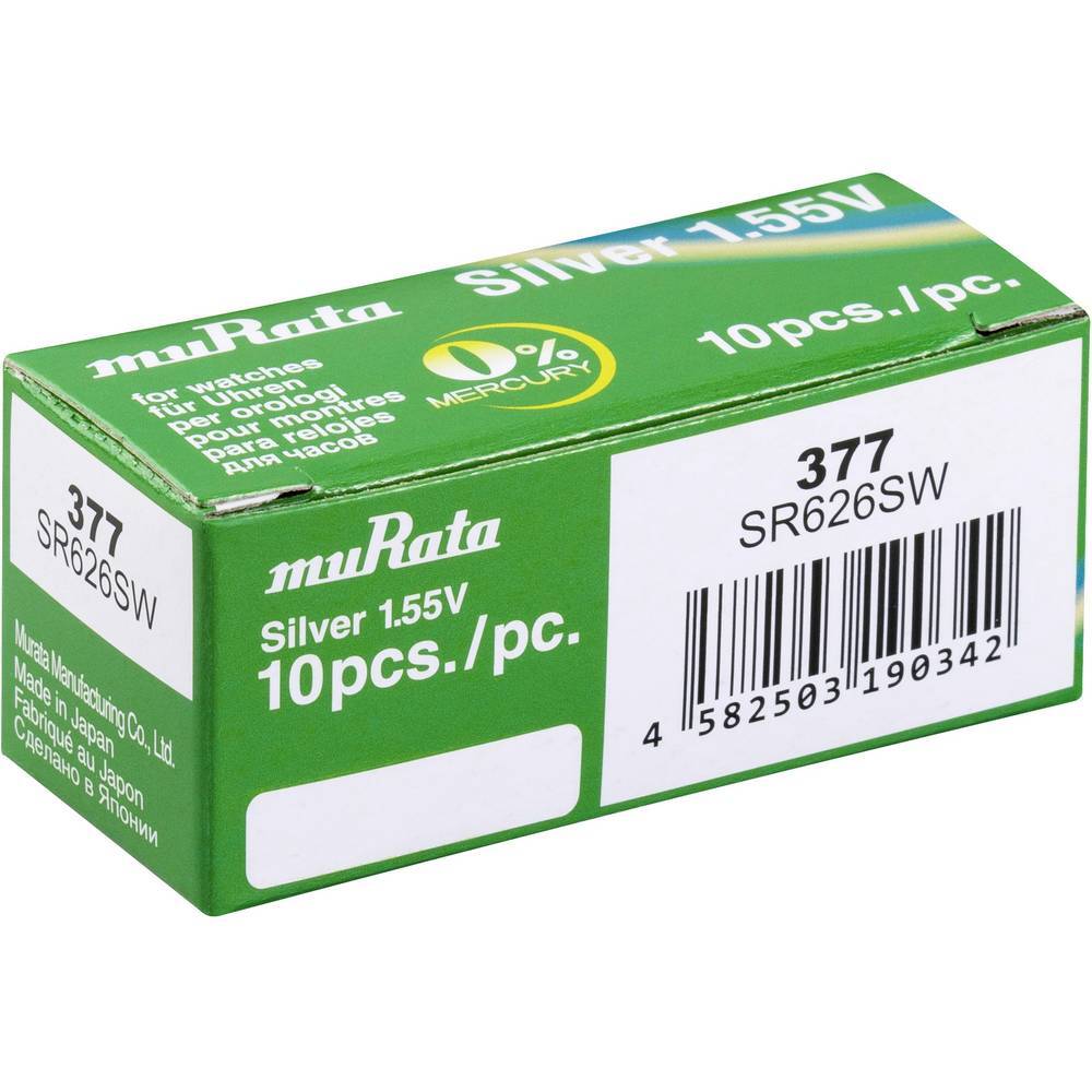 Murata 248395 Knapcellebatteri 10 stk | Elgiganten