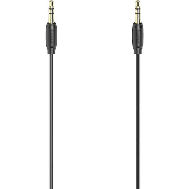 Hama Audio 3,5 mm til 3,5 mm guldbelagt kabel 0,5 m