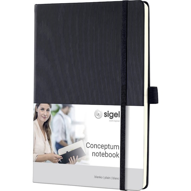 Sigel CONCEPTUM® CO120 Notesbog blanko Sort Antal