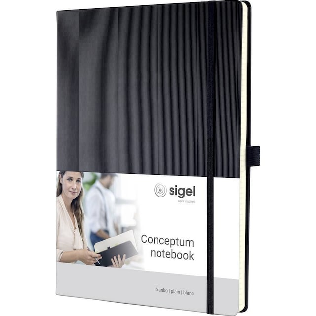 Sigel CONCEPTUM® CO110 Notesbog blanko Sort Antal
