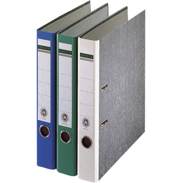 Centra Folder A4 Spine width: 52 mm Grey Paste paper 2