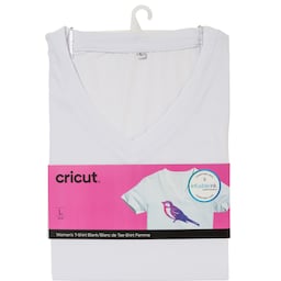 Cricut infusible ink Women’s hvid t-shirt (L)