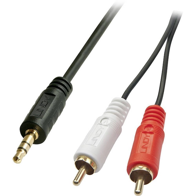 LINDY 35682 RCA / Jack Audio/phono Cable [2x RCA plug