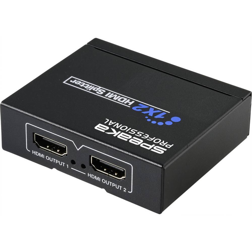 SpeaKa Professional SP-9493352 HDMI-splitter 1 stk | Elgiganten