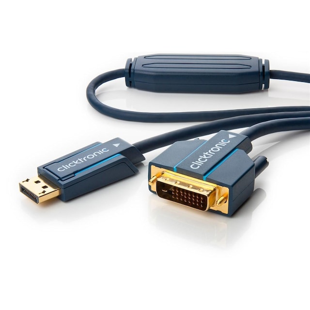 Aktivt DisplayPort til DVI-D-adapterkabel