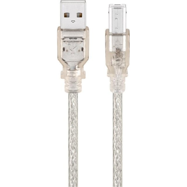 USB 2.0 Hi-Speed-kabel, transparent