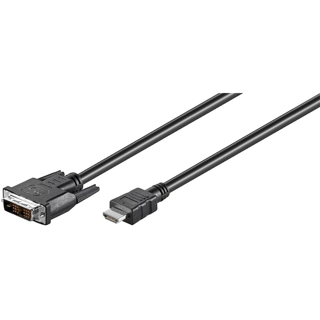 Goobay DVI-D/HDMI™-kabel, forniklet