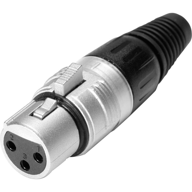 Hicon HI-X3CF XLR-stik Tilslutning, lige Poltal: 3