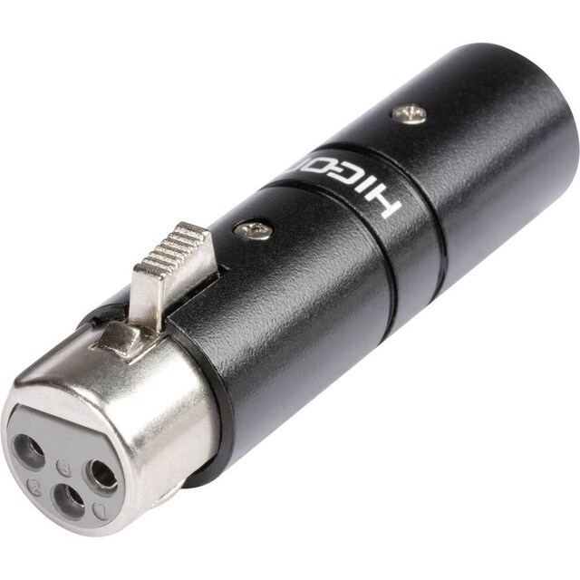 Hicon HI-X3X3-FM XLR-adapter XLR-stik - XLR-tilslutning