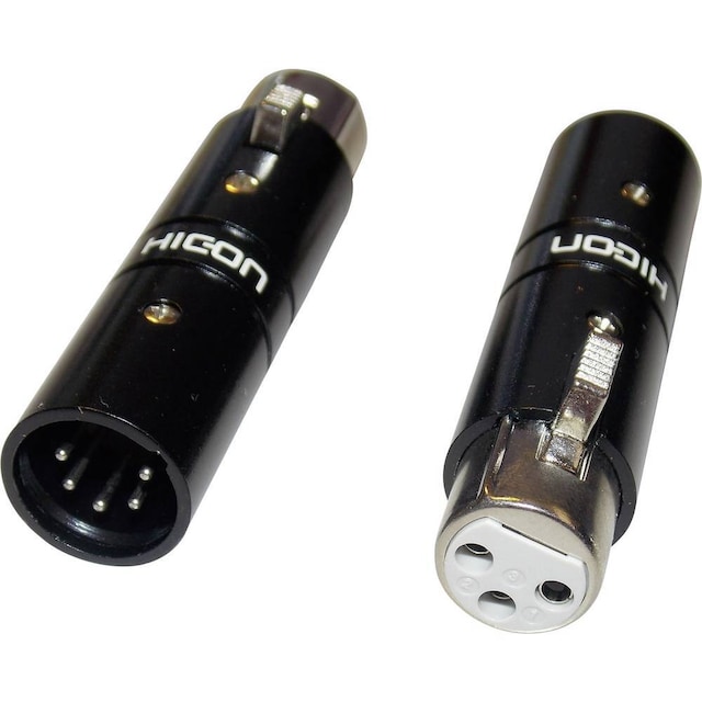 Hicon HI-X3X5-FM XLR-adapter XLR-tilslutning - XLR-stik