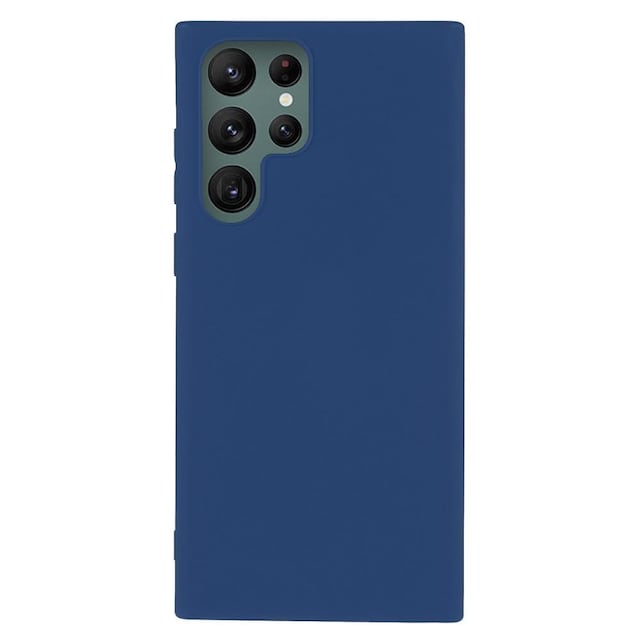 SKALO Samsung S22 Ultra Ultratynd TPU-skal - Blå