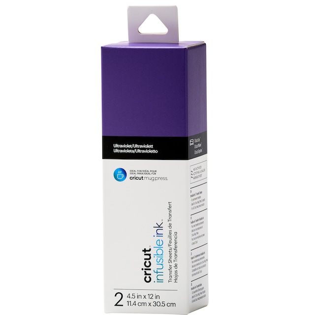 Cricut Infusible Ink overførselsark 2-pak (ultraviolet)