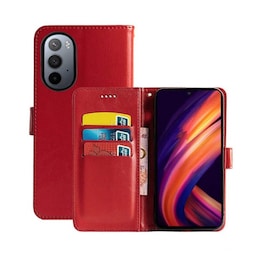 Wallet cover 3-kort Motorola Edge X30 - Rød