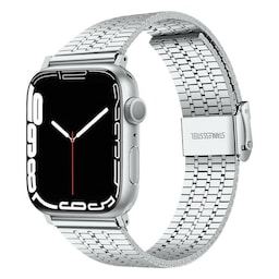 Mesh Armbånd rustfrit stål  Apple Watch 5  (40mm) - Sølv