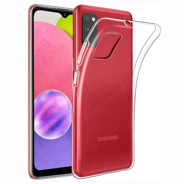 Silikone cover gennemsigtig Samsung Galaxy A03s