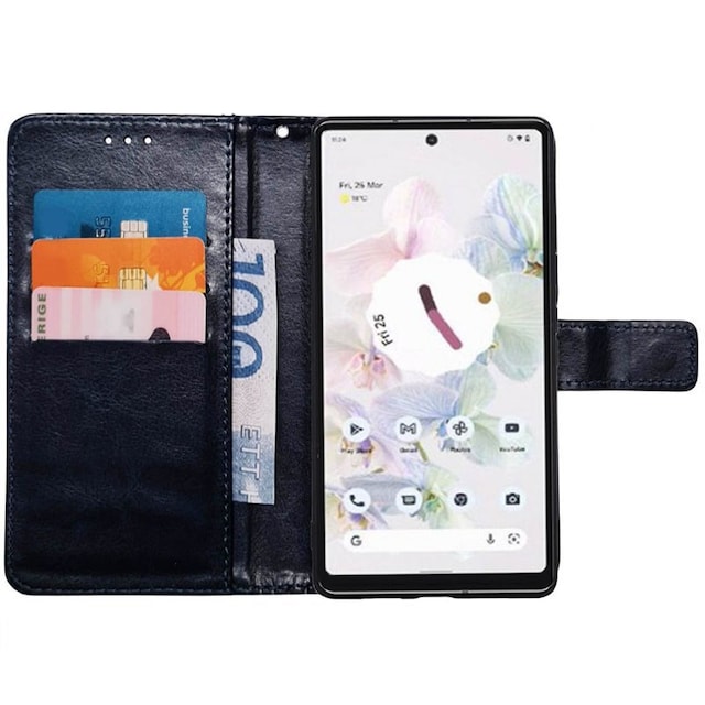 Wallet cover 3-kort Google Pixel 7 - Mørkeblå