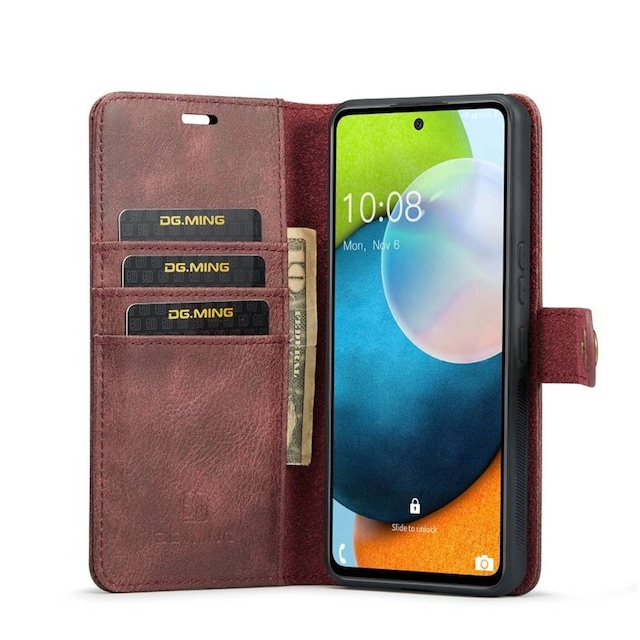 Wallet DG-Ming 2i1 Samsung Galaxy A53 5G - Rød