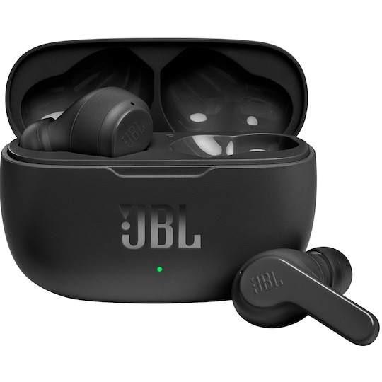 JBL Wave 200 true wireless in-ear hovedtelefoner (sort) | Elgiganten