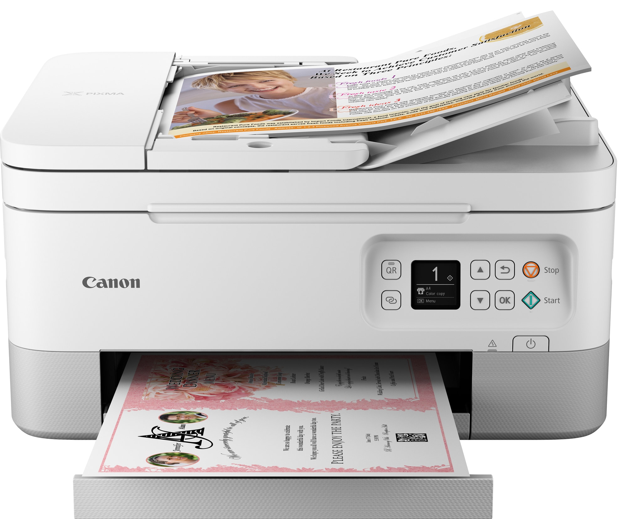 Canon Pixma TS7451a farve inkjet printer (hvid) | Elgiganten