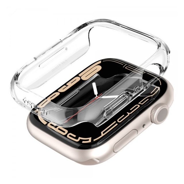 Spigen Apple Watch 41mm Cover Thin Fit Crystal Clear