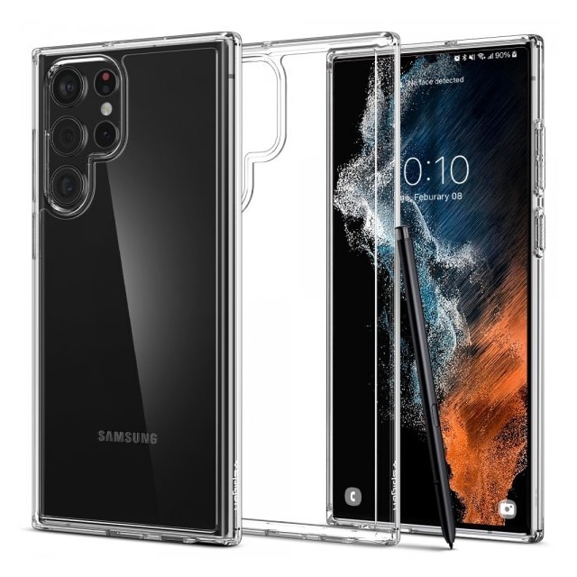 Spigen Samsung Galaxy S22 Ultra Cover Ultra Hybrid Crystal Clear