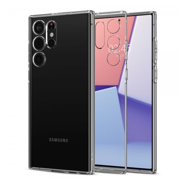 Spigen Samsung Galaxy S22 Ultra Cover Liquid Crystal Crystal Clear