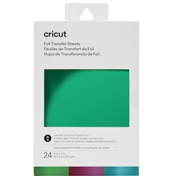 Cricut Transfer Foil Sheets Sampler 10x15 cm (jewel)