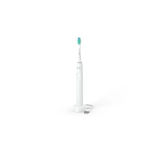 Philips Elektrisk tandbørste HX3651/13 Sonicare Series 2100 Genopladelig, Til voksne, Antal børstehoveder inkluderet 1, Antal tænder børstetilstande 1, Hvid