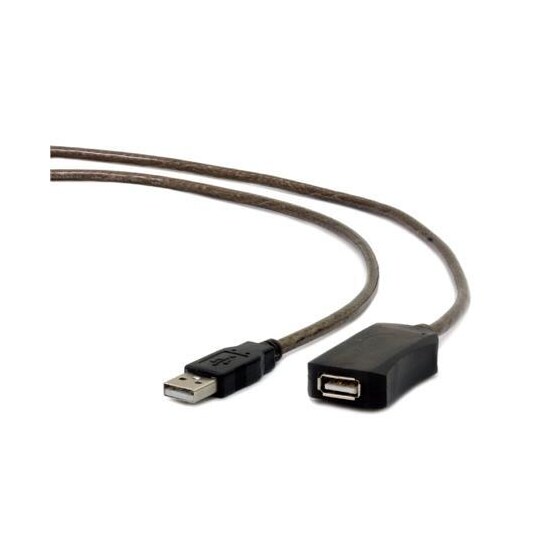 Cablexpert Active USB 2.0 forlængerkabel UAE-01-10M USB, USB 2.0 hun (type  A), 10 m, Sort | Elgiganten
