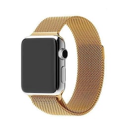 SKALO Milanese Loop Apple Watch 42/44/45/49mm - Guld