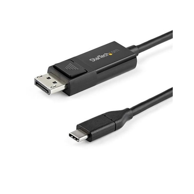 StarTech.com CDP2DP2MBD, 2 m, USB Type-C, DisplayPort, Hanstik, Hanstik, Lige