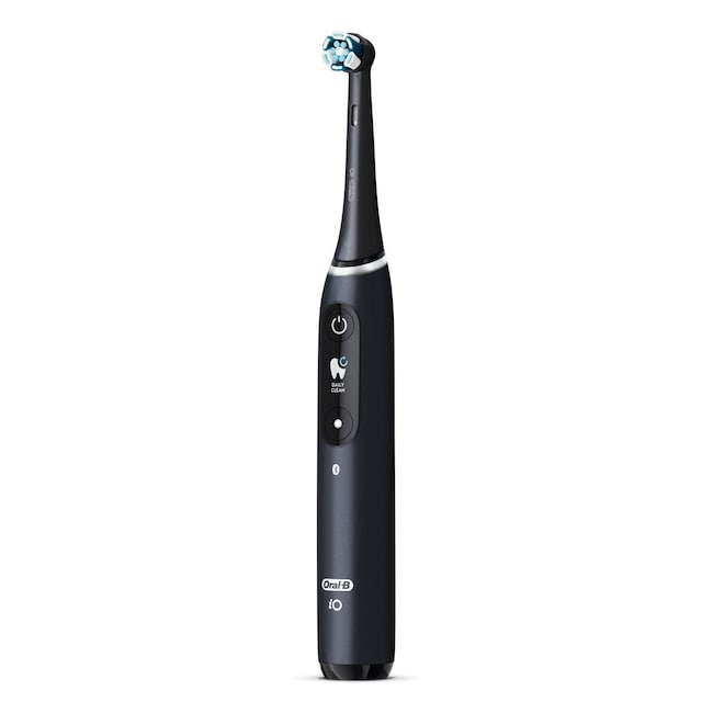 Oral-B elektrisk tandbørste iO Series 8N Genopladelig, For voksne, Antal børstehoveder inkluderet 1, Antal tænder børstningstilstande 6, Sort Onyx