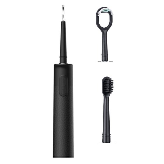 Elektrisk tandrens med 3 rensehoveder - tandbørste, tandsten, tunge |  Elgiganten