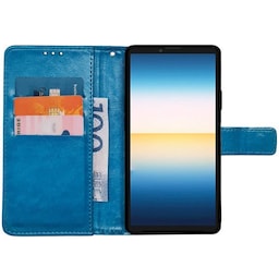 Wallet cover 3-kort Sony Xperia 10 IV - Lyseblå
