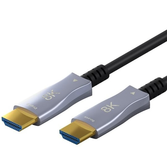 HDMI-kabel Optisk Hybrid 8K med Ethernet 10m | Elgiganten