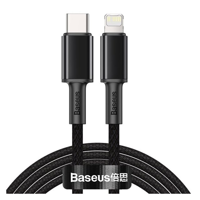 Baseus High Density PD USB-C - Lightning 20 W 2m Sort