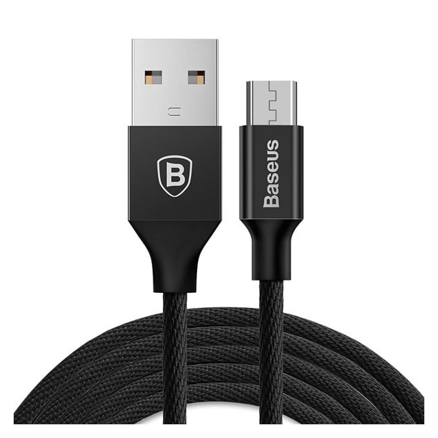 Baseus Yiven USB - MicroUSB 2 A 1,5 m Sort