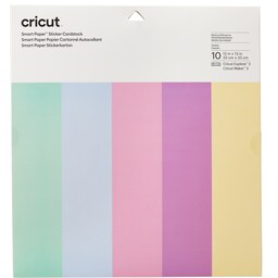 Cricut Smart Sticker kartonark 10-pak (pastels)