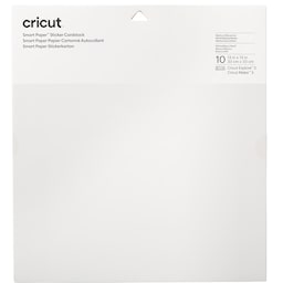 Cricut Smart Sticker kartonark 10-pak (hvid)