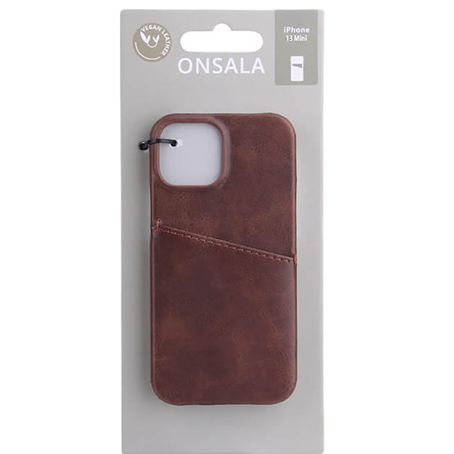 Onsala iPhone 13 Mini cover (brun)