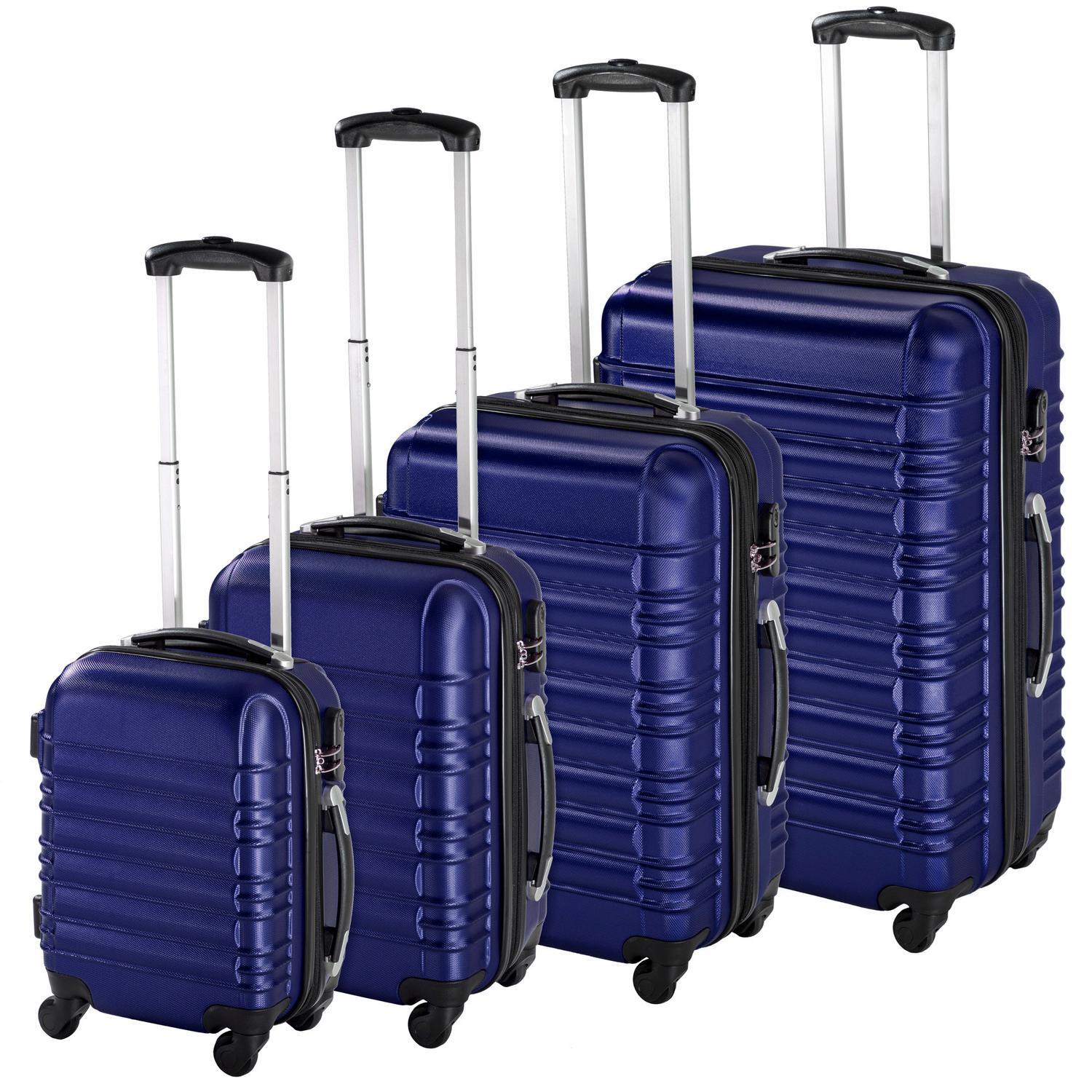 Rejsekufferter 4 dele - blå | Elgiganten