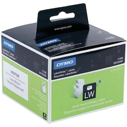 DYMO LabelWriter hvide navne etiketter, 89x41 mm, 1-pack(300 stk.)