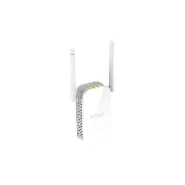 D-Link N300 Wi-Fi Range Extender, up to 300Mbps, 10/100 Ethernet,white